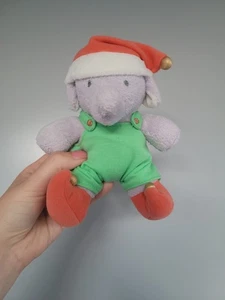 Juguete suave de peluche Humphrey’s Corner Elephant Christmas Elf 7” 2002 Mothercare GC - Imagen 1 de 5