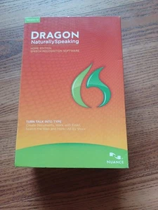 Nuance Dragon Naturally Speaking Home Edition 12.0 Speech Recognition Software - Picture 1 of 6