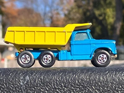Vintage Matchbox Superfast No. 48 Dodge Dumper Truck Thin Wheels 1/64 Diecast - Image 1 of 4