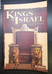A Beka Book KINGS OF ISRAEL Student Study Outline Third Edition VGC Abeka Books - Picture 1 of 1