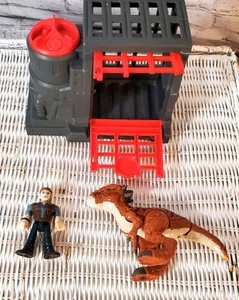 Imaginext Jurassic World Dino Stygimoloch & Owen Figure Play Set Action Figure - Picture 1 of 11