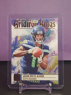 2023 Panini Donruss -Jaxon Smith-Njigba #RGG-7 (RC) Gridiron Kings - Image 1 of 2