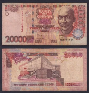Ghana 20000 Cedis Banknote 2003 P.-36B MB/F - Picture 1 of 1