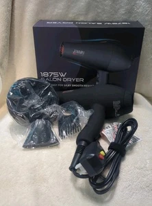 JINRI 1875w ParIs Professional Salon Hair Dryer Blower With 3 Attachments - Picture 1 of 3