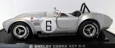 Kyosho 1/18 Scale Diecast - 08041S Shelby Cobra 427 S/C Racing Silver - Image 1 of 4