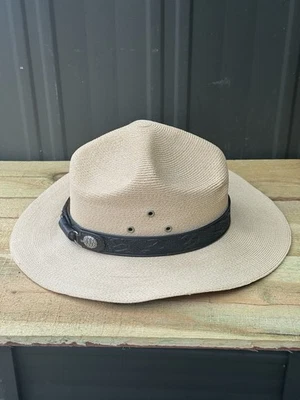 Sombrero de guardabosques del Servicio de Parques Nacionales de Estados Unidos USNPS talla 7 5/8 Gregorie’s sombrero de paja Foto 1 de 4