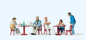 Preiser 10369 Ospiti Nel Caffè Stradale, H0 - Picture 1 of 1