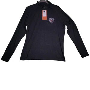 Storm Creek Women’s Pacesetter ¼-Zip M Dark Heather Gray “Together We Fight” - Imagen 1 de 7