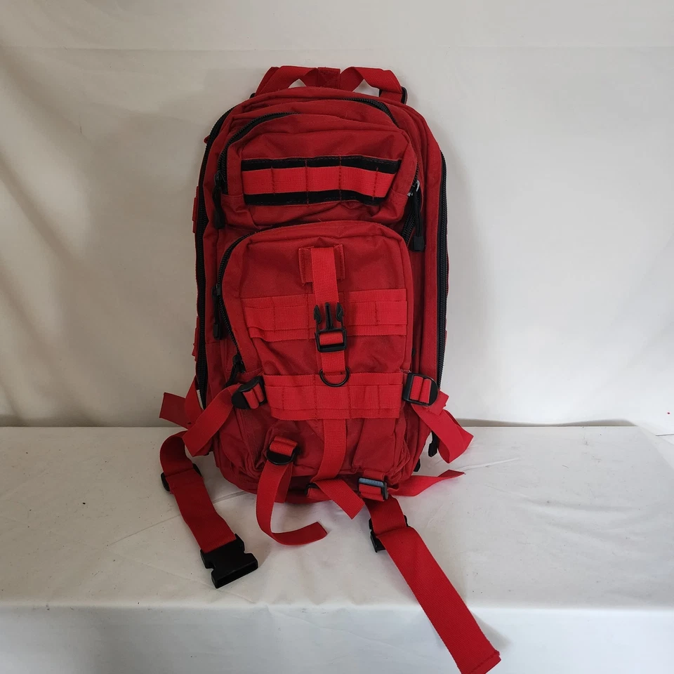 Mochila Rothco vermelha mochila tática robusta 12" x 17" - Imagem 1 de 4