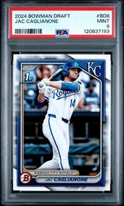 Bowman Draft 2024 #BD-8 Jac Caglianone PSA 9 1st Bowman - Imagen 1 de 2