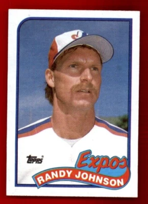 1989 Topps #647 Randy Johnson RC NMMT - Image 1 of 2