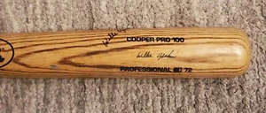 Blue Jays WILLIE UPSHAW Signed Autographed Uncracked Game Used Cooper Bat - Picture 1 of 6
