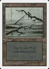 Swamp (C Dark) Unlimited NM Basic Land MAGIC THE GATHERING MTG CARD ABUGames