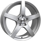 Alloy Wheels 17" Calibre Pace Silver For Vw Jetta [Mk1] 79-84