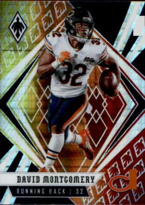 2020 Panini Phoenix Fire Burst #30 David Montgomery Chicago Bears - Image 1 of 2