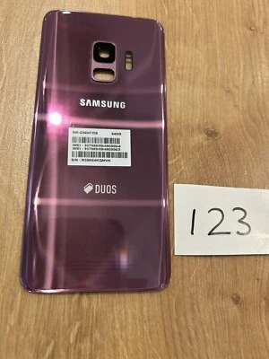 CUBIERTA TRASERA CRISTAL BATERÍA SAMSUNG GALAXY S9 DUOS SM-G960F/DS LILA PÚRPURA/A Foto 1 de 4
