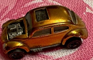 Vintage Hot Wheels Redline Custom Volkswagen Gold Diecast Car 1967 Mattel USA - Picture 1 of 15