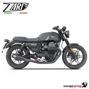 Zard pair of exhaust steel black Zuma racing for Moto Guzzi V7 III 2017> - Picture 1 of 5
