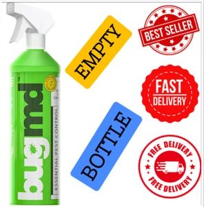 BugMD Empty Refillable Spray Bottle Pest Control Essential Oil Concentrate 32oz - Picture 1 of 14