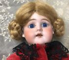 17&quot; Heinrich Handwerck - Antique Bisque Shoulder Head German Doll - Kid Body