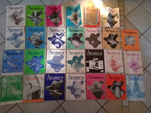 Lot D'Anciennes Revues " ATOME" entre 1951 Et 1954. Vintage - Photo 1/1