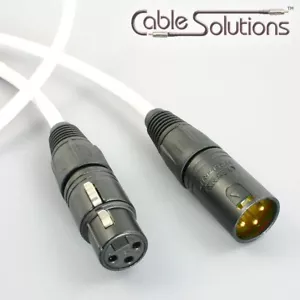 Canare L-4E6S Balanced XLR Audio Verbindungskabel 2 m, weiß - Bild 1 von 1