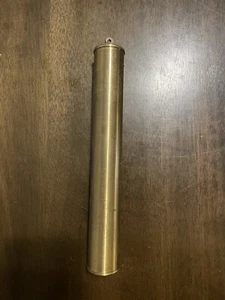 Reloj Abuelo DE COLECCIÓN Latón Cepillado 1290 Gramos Cilindro 9 Pulgadas - Imagen 1 de 5
