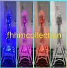 Stunning Large Eiffel Tower Floor Table Lamp 90cm Colour Changing Silver Decor