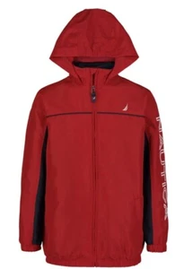 Brand New with Tag Nautica Red Windbreaker Jackets Boys Size L (14-16) - Picture 1 of 7