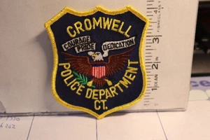 police patch  CROMWELL POLICE CONNECTICUT - Picture 1 of 1