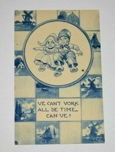 VANCOUVER BC – Mid-Summer Fair 1913 - Ve Cant Vork All De Time Can Ve? - Picture 1 of 6