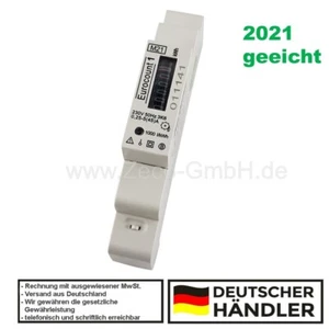 MID GEEICHTER Rollenzählwerk Wechselstromzähler 45A 1TE mit S0 für Hutschiene - Picture 1 of 4