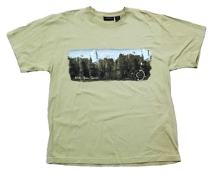 Saddlebred Wide Open Spaces Heavyweight Graphic Tee Shirt Green Men's Large - Picture 1 of 7