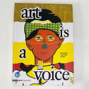 Art is a Voice -Kripa - Childrens Art Book - Hard Cover - Fold out Pages - Picture 1 of 20
