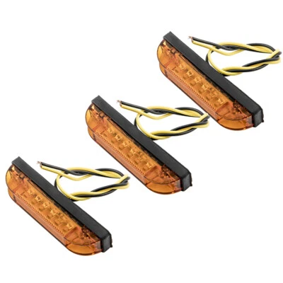 Kit de luces LED de marcador ámbar ahumado de 3 piezas para Toyota Tundra 2014 2015 2016 2017 Foto 1 de 4