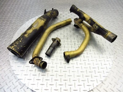 2002 99-02 Suzuki SV650S 650 SV650 OEM Exhaust Muffler Pipe Headers Supertrapp - Image 1 of 4