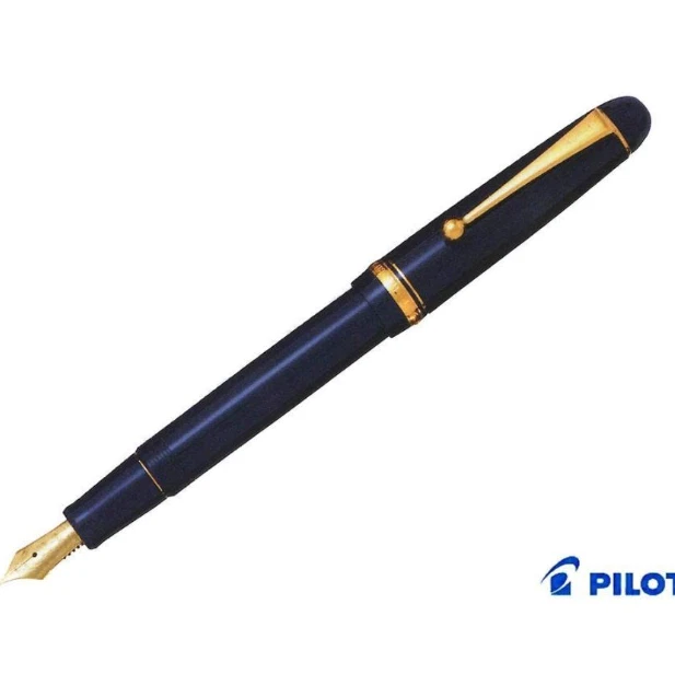 Pilot Custom Heritage 91 Fountain Pen F FM M B 14k Dark Blue Body