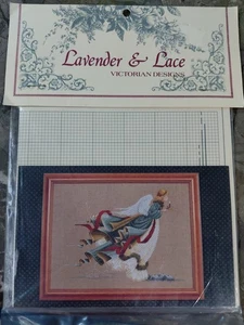 NEW Lavender & Lace Counted Cross Stitch Pattern/Chart ANGEL OF LIGHT 1989 - Picture 1 of 1