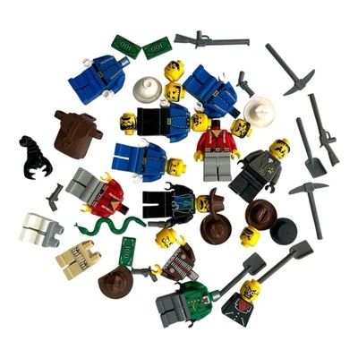 LEGO Western Cowboy Minifigura Lote - Forajidos, Sheriffs, Piezas y Accesorios Foto 1 de 4