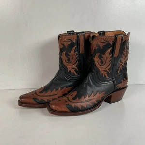 Lucchese Classics handgefertigte Cowgirl-Stiefel mit Verzierungen 6,5 B Pee Wee-Stil - Bild 1 von 19