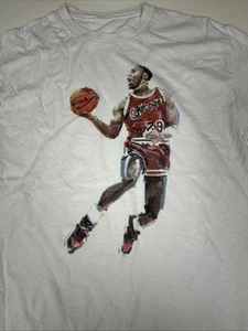 Vintage Men’s Holographic 2D Micheal Jordan Shirt No Size Tag. M/L Fit - Picture 1 of 3