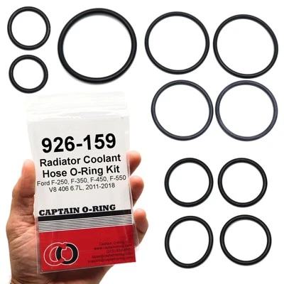 Kit de anel-O mangueira líquido de arrefecimento do radiador 926-159 Ford F250 F350 F450 F550 6.7L 2011-2018 - Imagem 1 de 4
