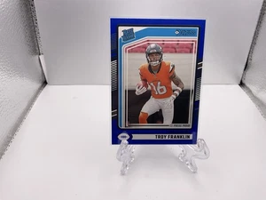 2024 Panini Donruss - Rated Rookie Troy Franklin #338 Blu Prova di Stampa (RC) - Foto 1 di 2