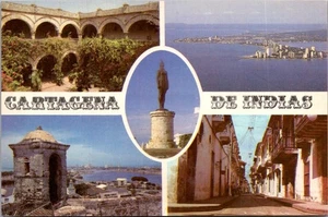 Postal CARTAGENA DE INDIAS Columbia multi vista 4x6 - Imagen 1 de 2