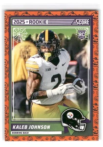 Kaleb Johnson 2025 Score-A-Treat FOOTBALL #12 Pittsburgh Steelers Rookie RC - Foto 1 di 2