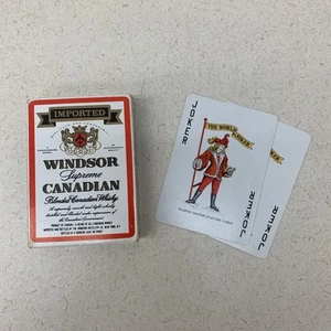 Vintage Playing Cards Windsor Supreme Canadian Whiskey Full Complete Deck - Picture 1 of 7