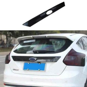 Carbon Fiber Rear Door Trunk Lid Tailgate Strip For Ford Focus Hatchback 2012-14 - Picture 1 of 6