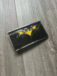 Batman Black and Yellow Belt Buckle - Picture 1 of 3
