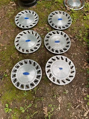 Lote de 6 calotas Ford Tempo 1988-1994 calotas tampa de roda 14 polegadas 14" - Imagem 1 de 4
