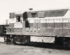 Canadian Pacific Railway Railroad CP #8555 Diesel Locomotive Train B&W Photo